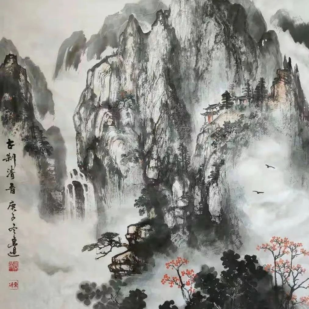 大荔走出的实力派书画家:张东进把山水画写意的淋漓尽致