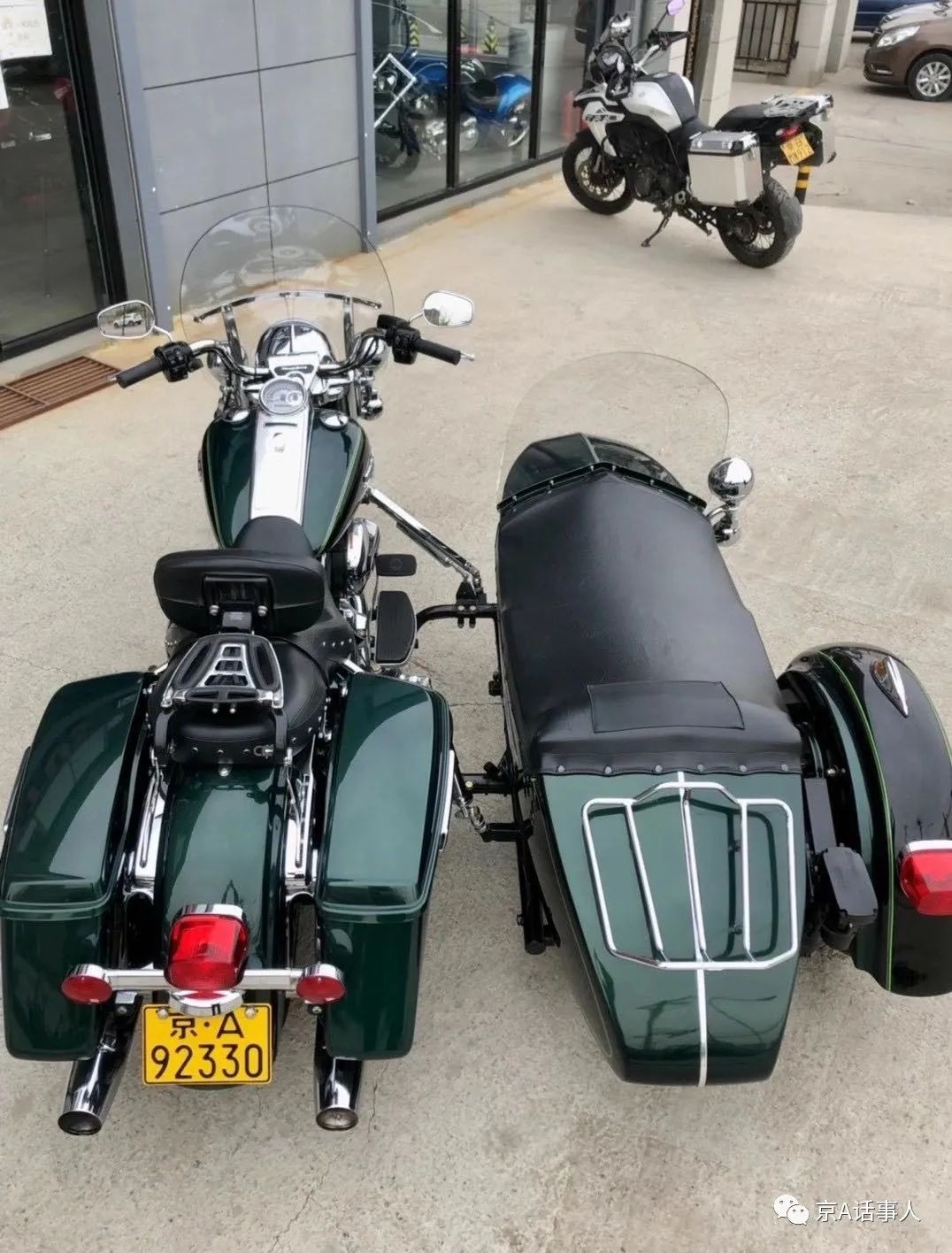 哈雷 侧三轮欣赏