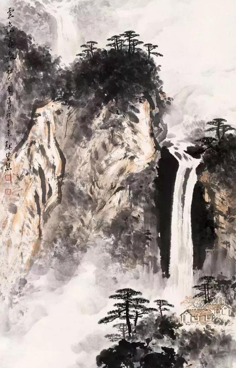 魏紫熙 | 磅礴大气的山水画!这才是国画的灵魂!