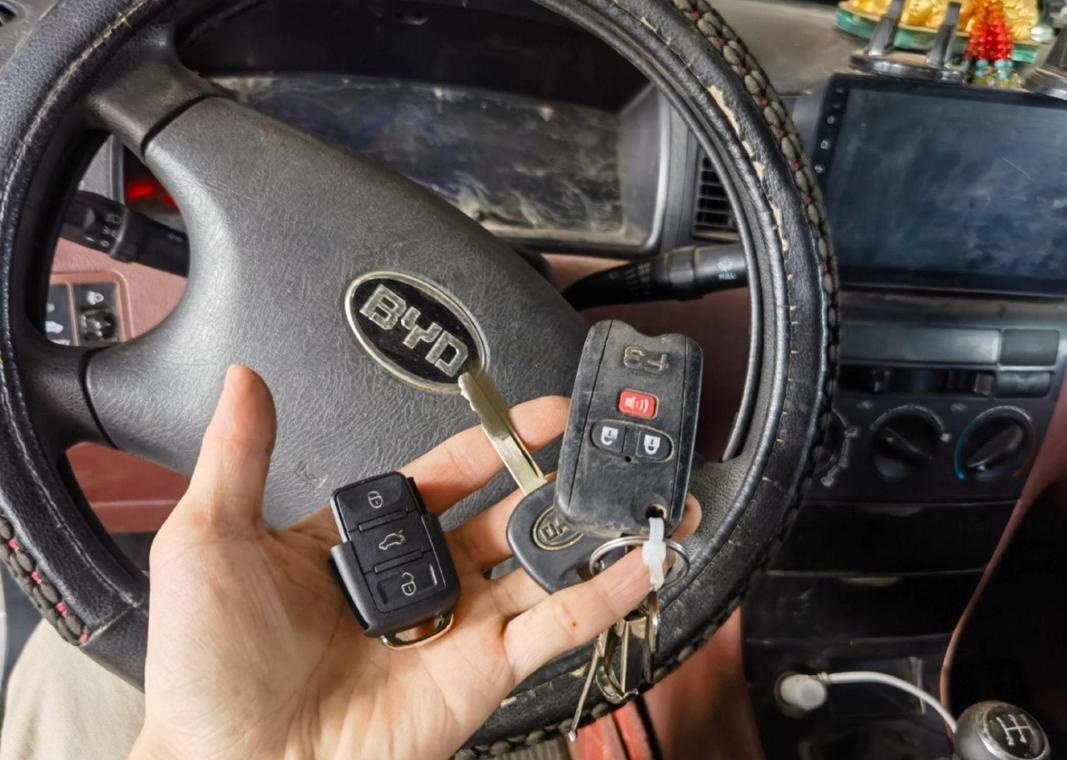 比亚迪f3原车遥控器匹配不上
