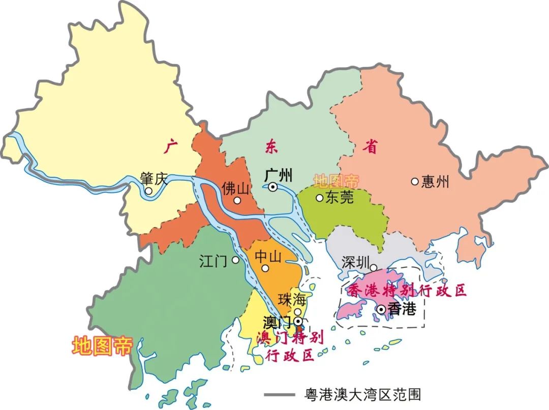 深圳区域详细分布图图片