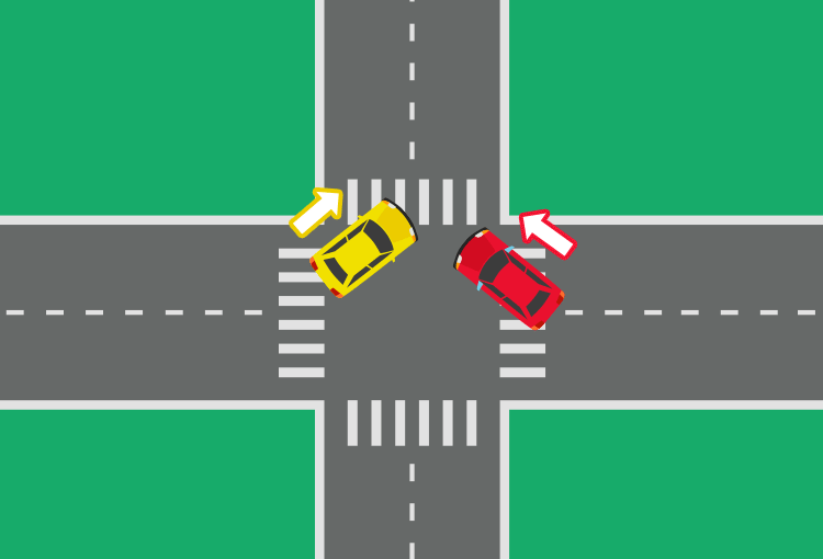 路口会车，发生事故是谁的责任？-有驾