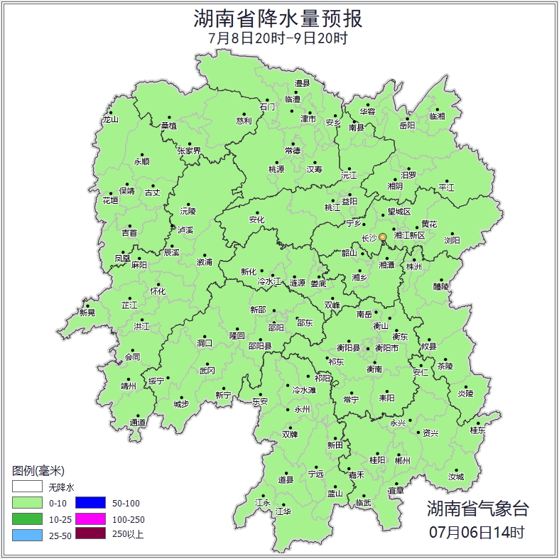 长沙市天气预报天气大全