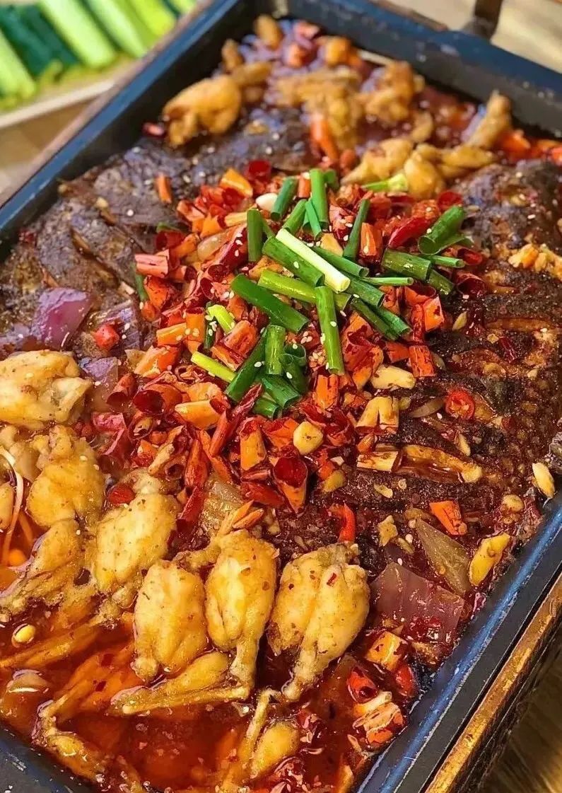 「伦教」￥78秒208元双人烤鱼牛蛙套餐!鲜活食材,现点现做!