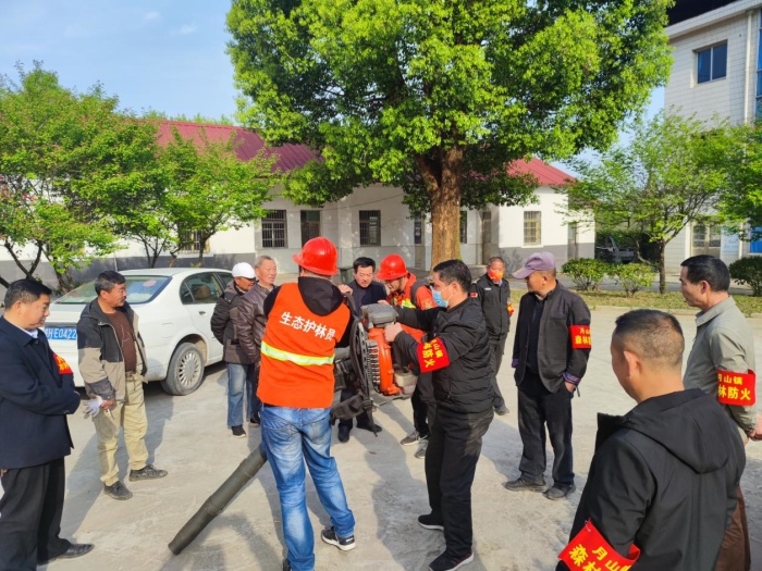 怀宁县月山镇开展森林防灭火装备技能培训会