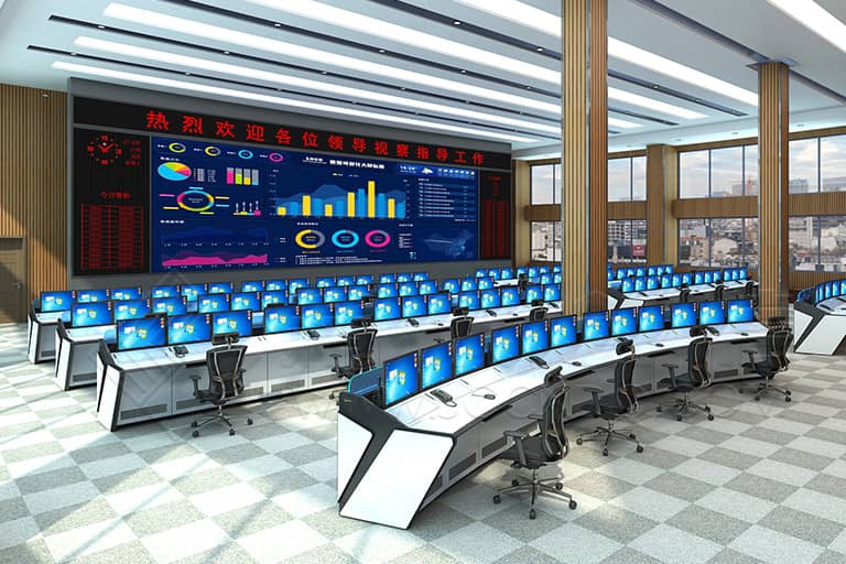指挥调度台应用于机场调度中心