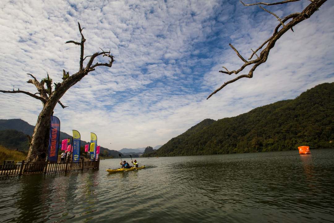 福建将乐:金溪河面 百舸争流