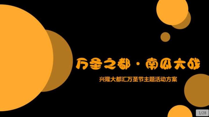 138個最新11.1萬聖節線下活動策劃方案收錄,點擊查看(上)