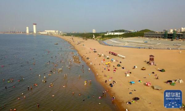 山东莱州三山岛:往日尾矿场 今成风景区