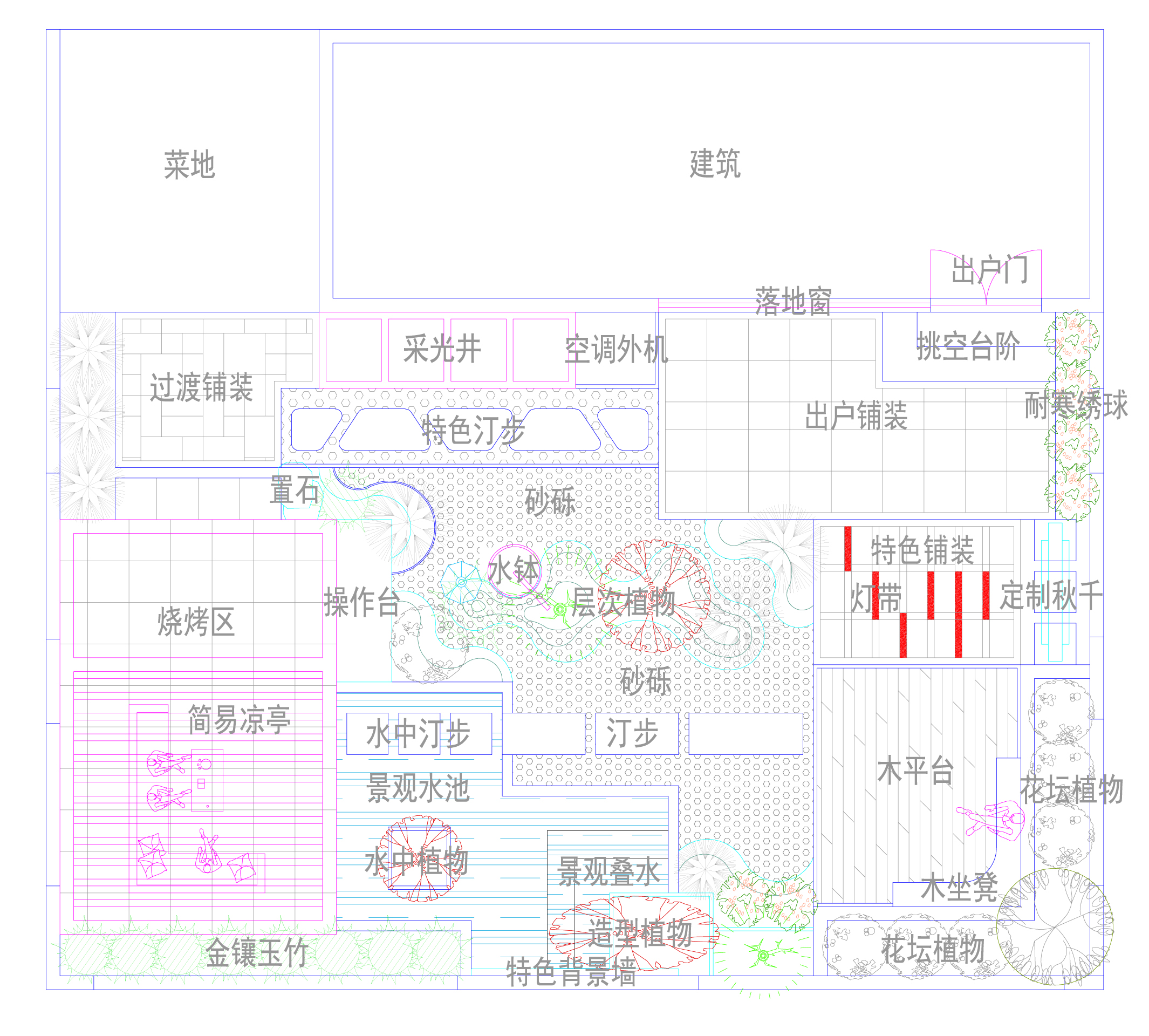 155平的院子这样考虑肯定增加门面(面子倍增)