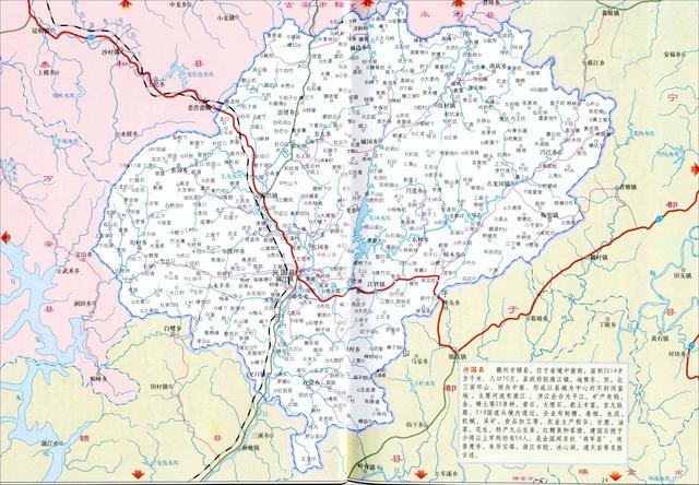 江西赣州定南,全南,宁都,于都,兴国5县现状分析