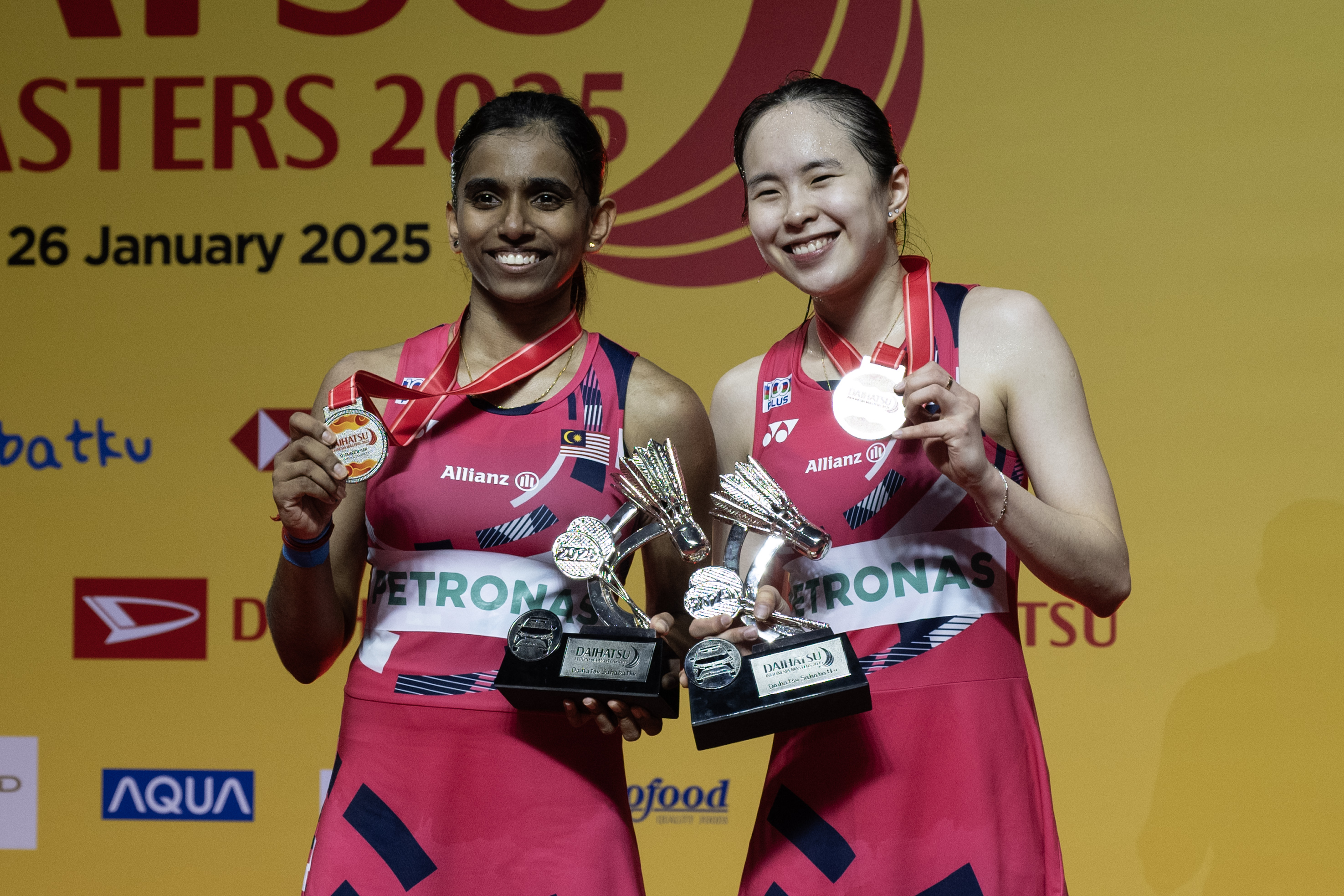 (体育)羽毛球——印尼大师赛:金慧贞/孔熙容女双夺冠