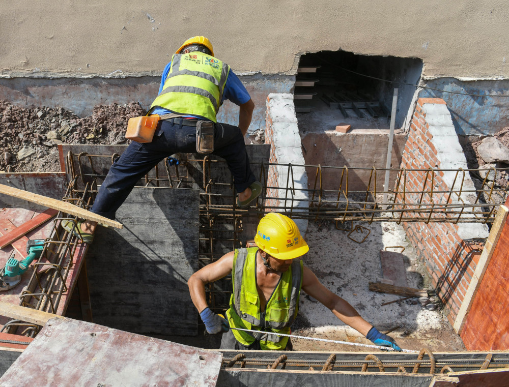 图片新闻|战高温 曾家岩北延伸穿越内环新增通道工程年内完工