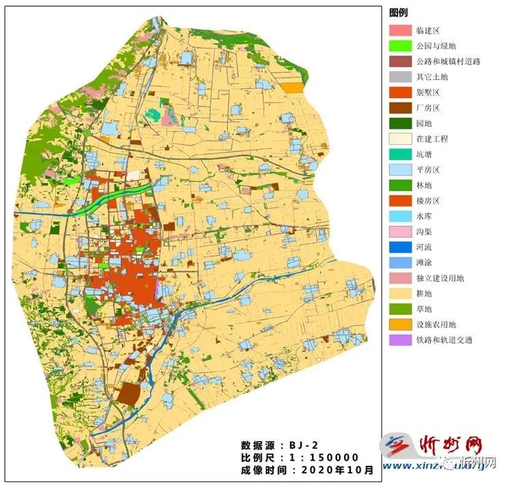 忻州市卫星地图高清版图片