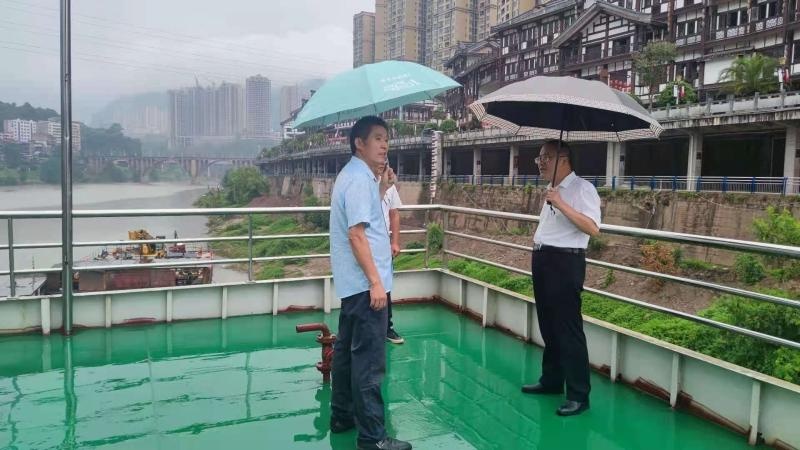 「图文」万学成检查指导防汛减灾工作