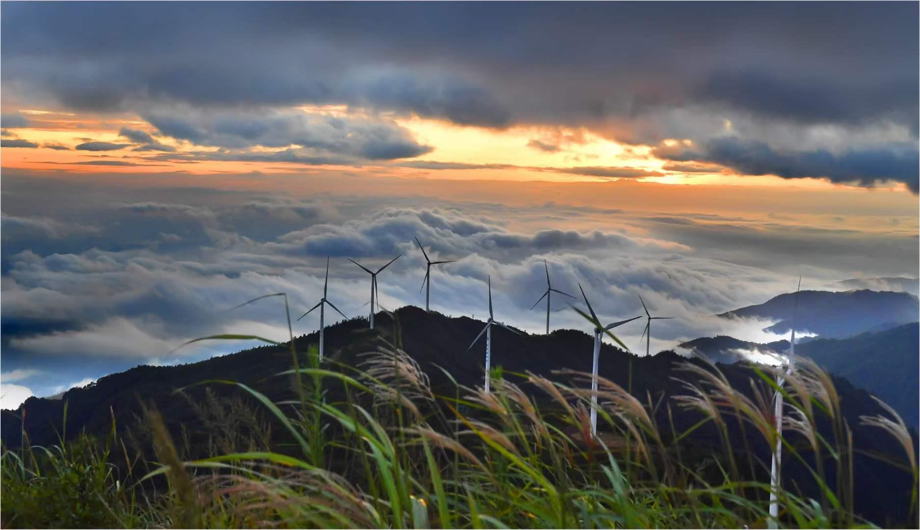 江永天仙草原燕子山日出美景宛如画
