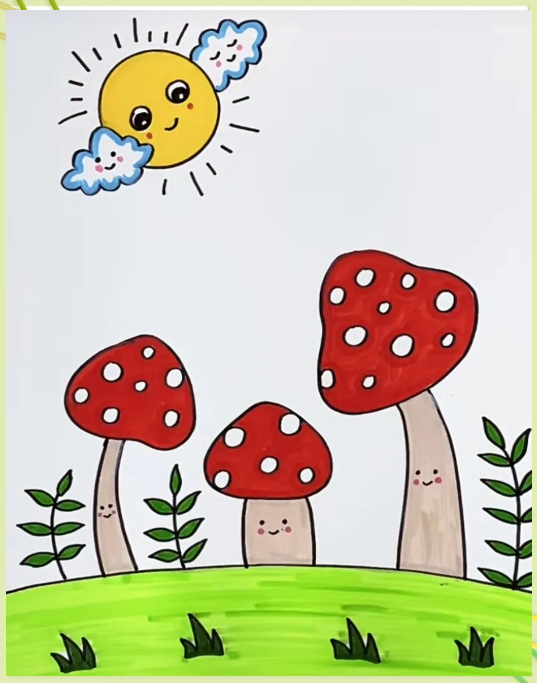 用简笔画记录生活,用简单线条释放心情