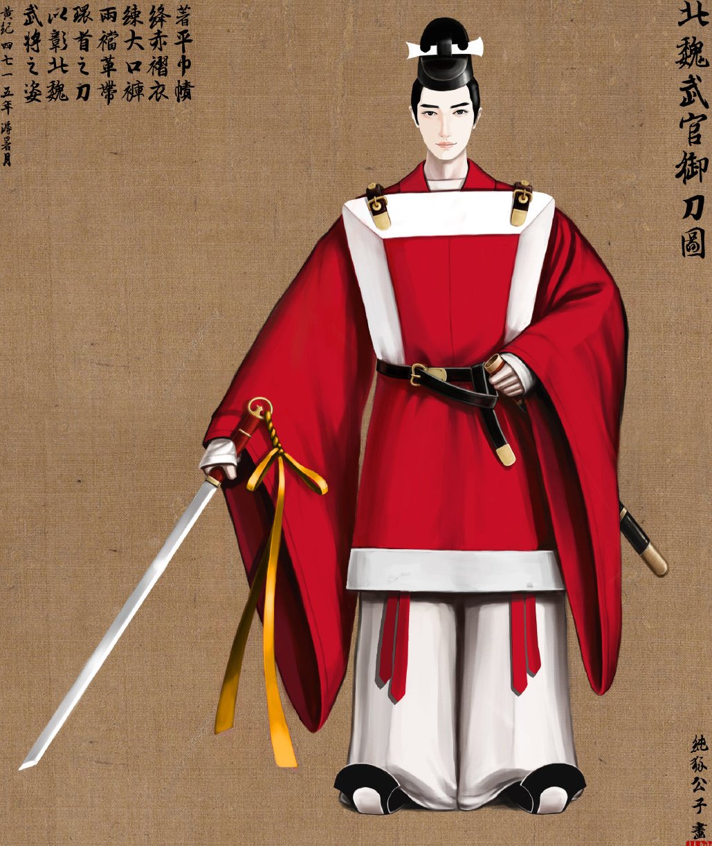 这种形制的汉服看起来很像围裙,被汉服圈嫌弃,路人看了却很喜欢