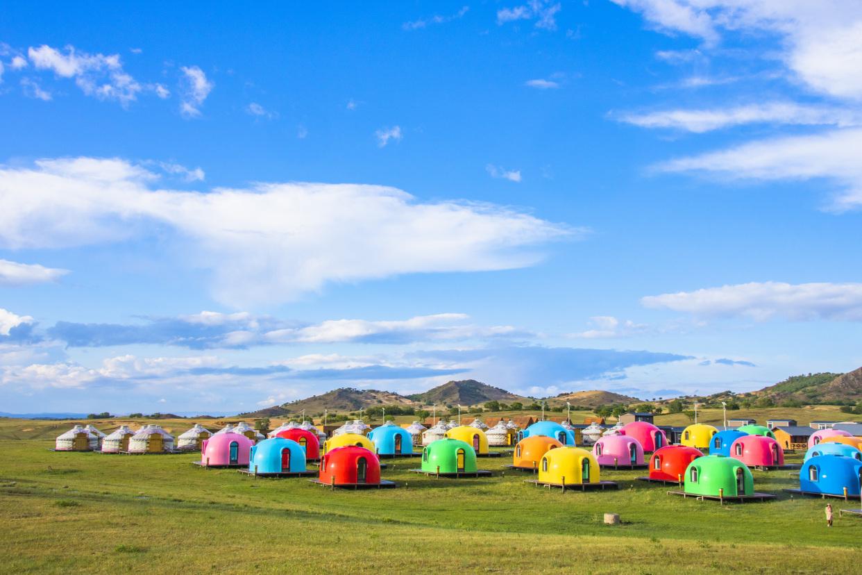 在内蒙古赤峰市,距离盘龙峡谷北20公里,见识了"大自然的天堂"