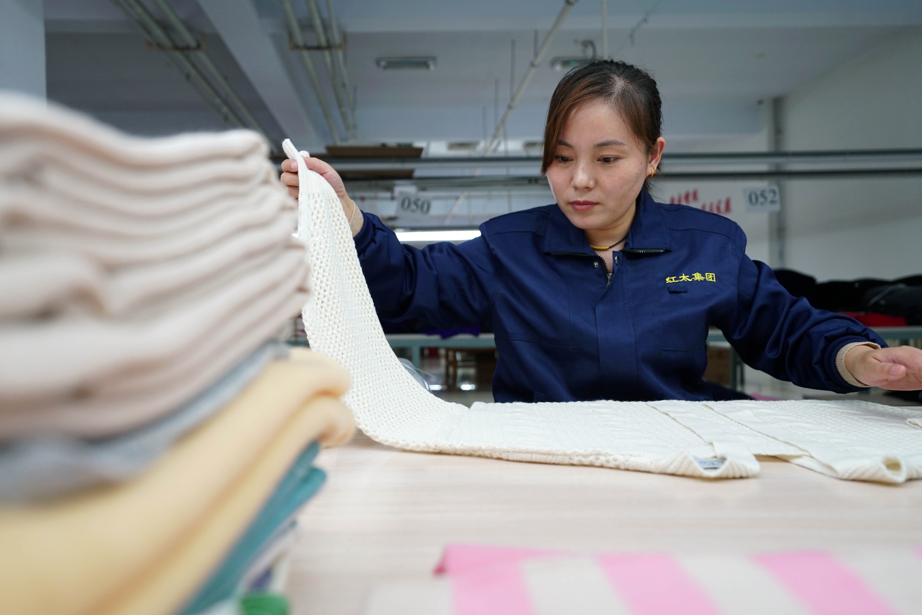 (经济)河北清河:羊绒制品进入产销旺季