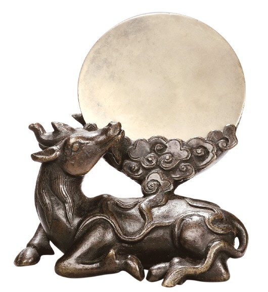 宋代犀牛望月铜镜
