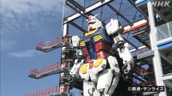 终于可以驾驶高达了!日本横滨1:1还原高达动作展示