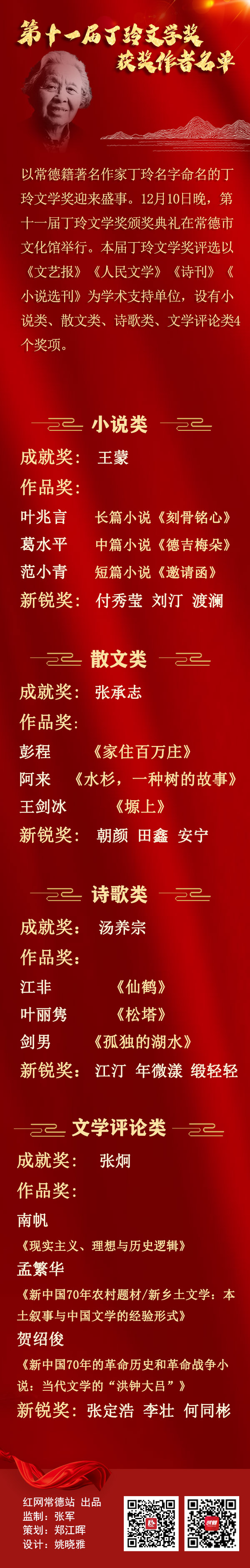丁玲文学奖征集(第十届丁玲青少年文学奖)