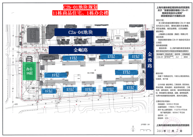 浦东中环「张家浜楔形绿地」5大新盘最新规划方案公示来了丨