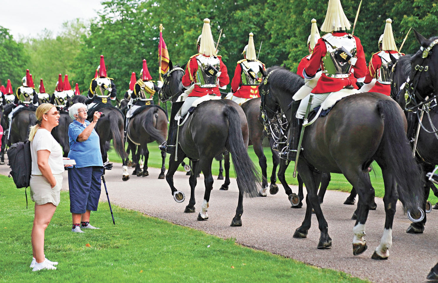 英国女王温莎堡阅兵,庆祝95岁官方生辰