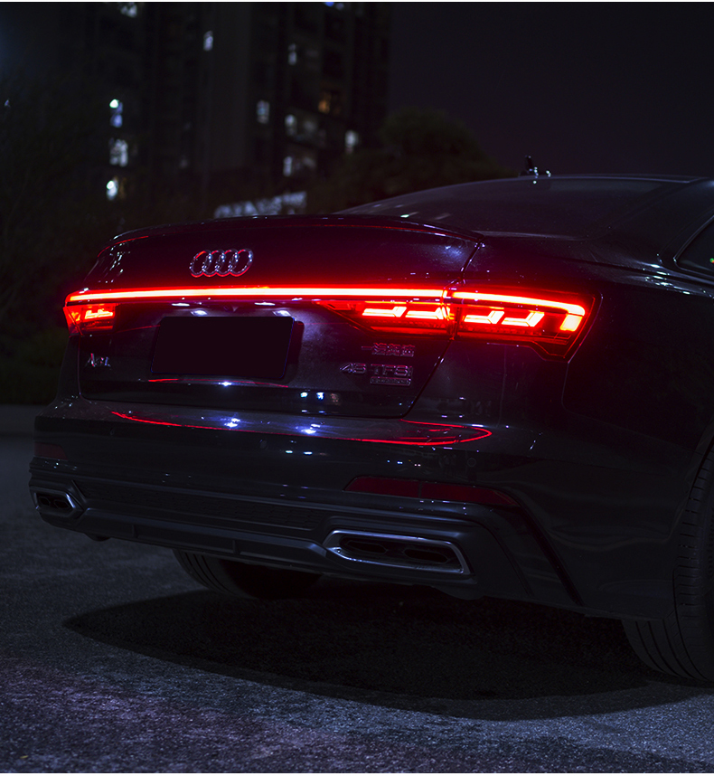 奥迪a6贯穿式尾灯是哪一款