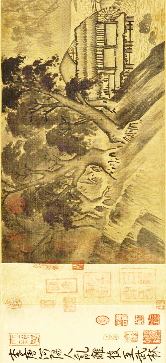 李唐晚年神品——《清溪渔隐图》