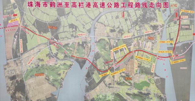 珠海洪鹤大桥详细路线图片