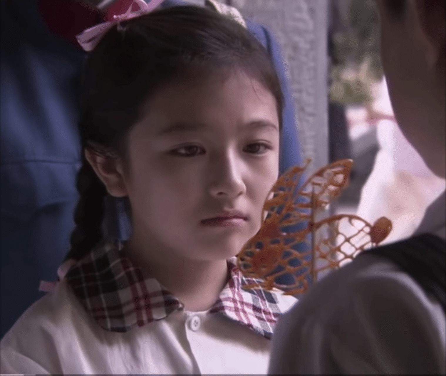 李兰迪小时候蛮可爱的.