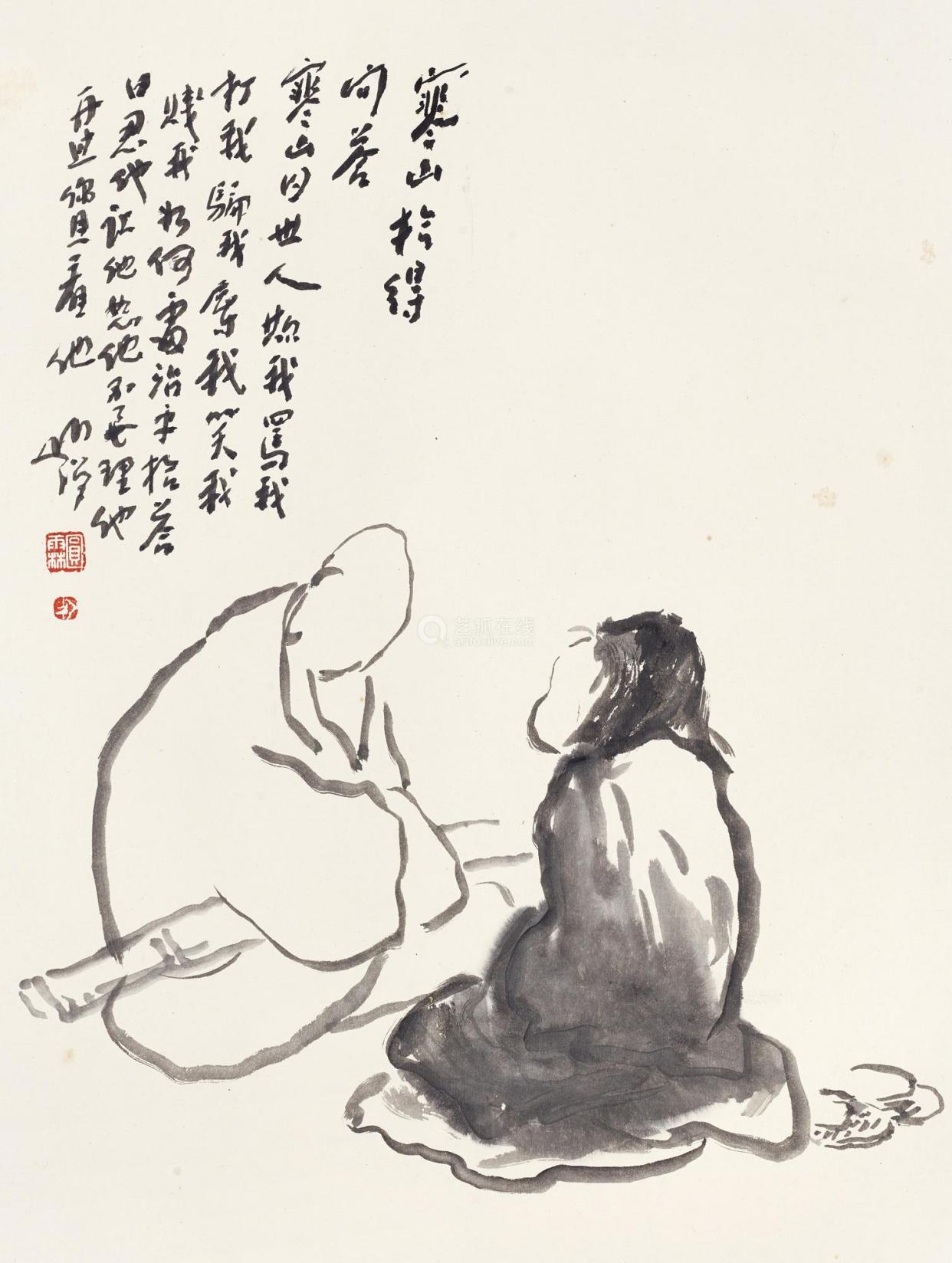 国画大师圆霖法师禅画艺术作品欣赏收藏 合集