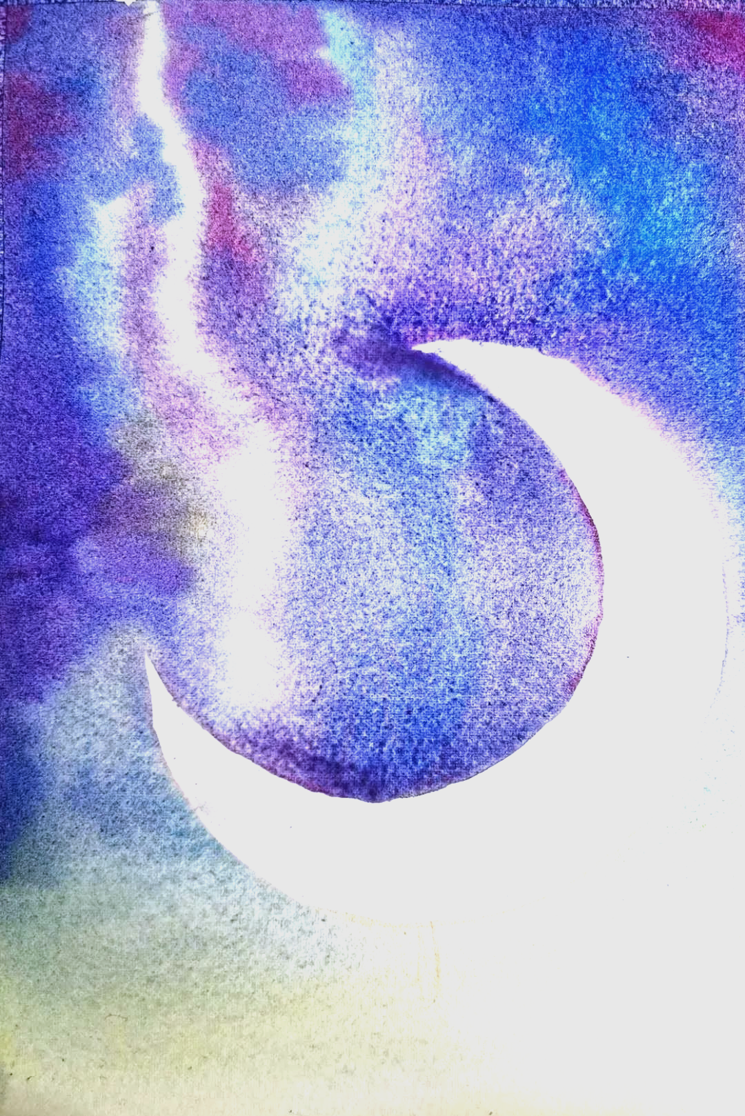 轻松掌握水彩星空绘画技巧