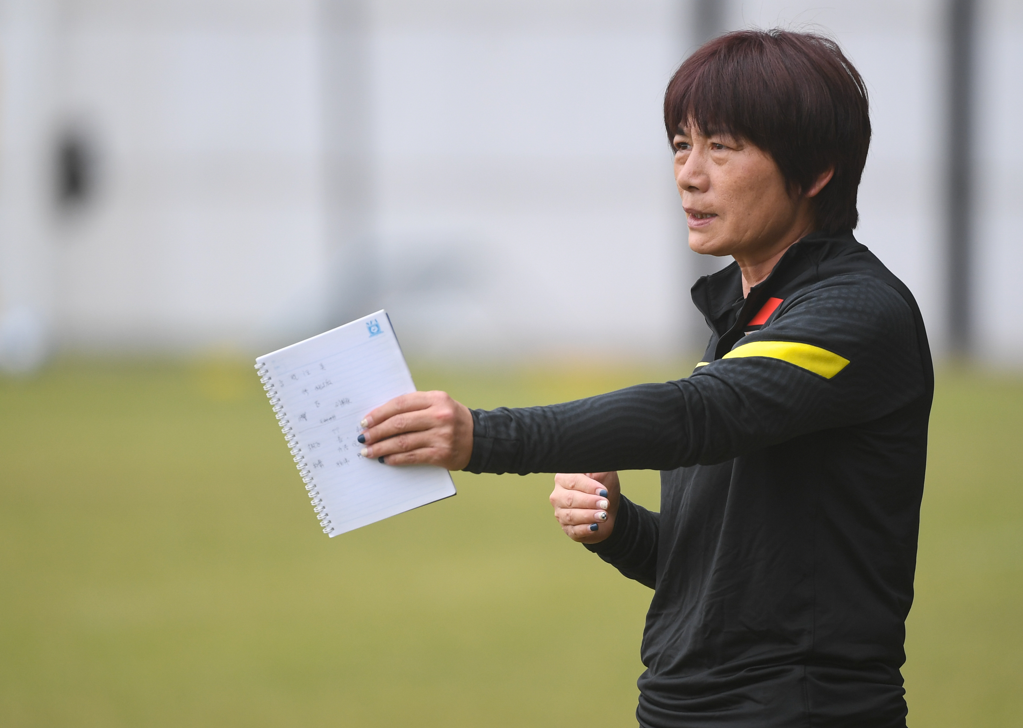 中国女足主教练水庆霞:备战世界杯要多参加高水平比赛