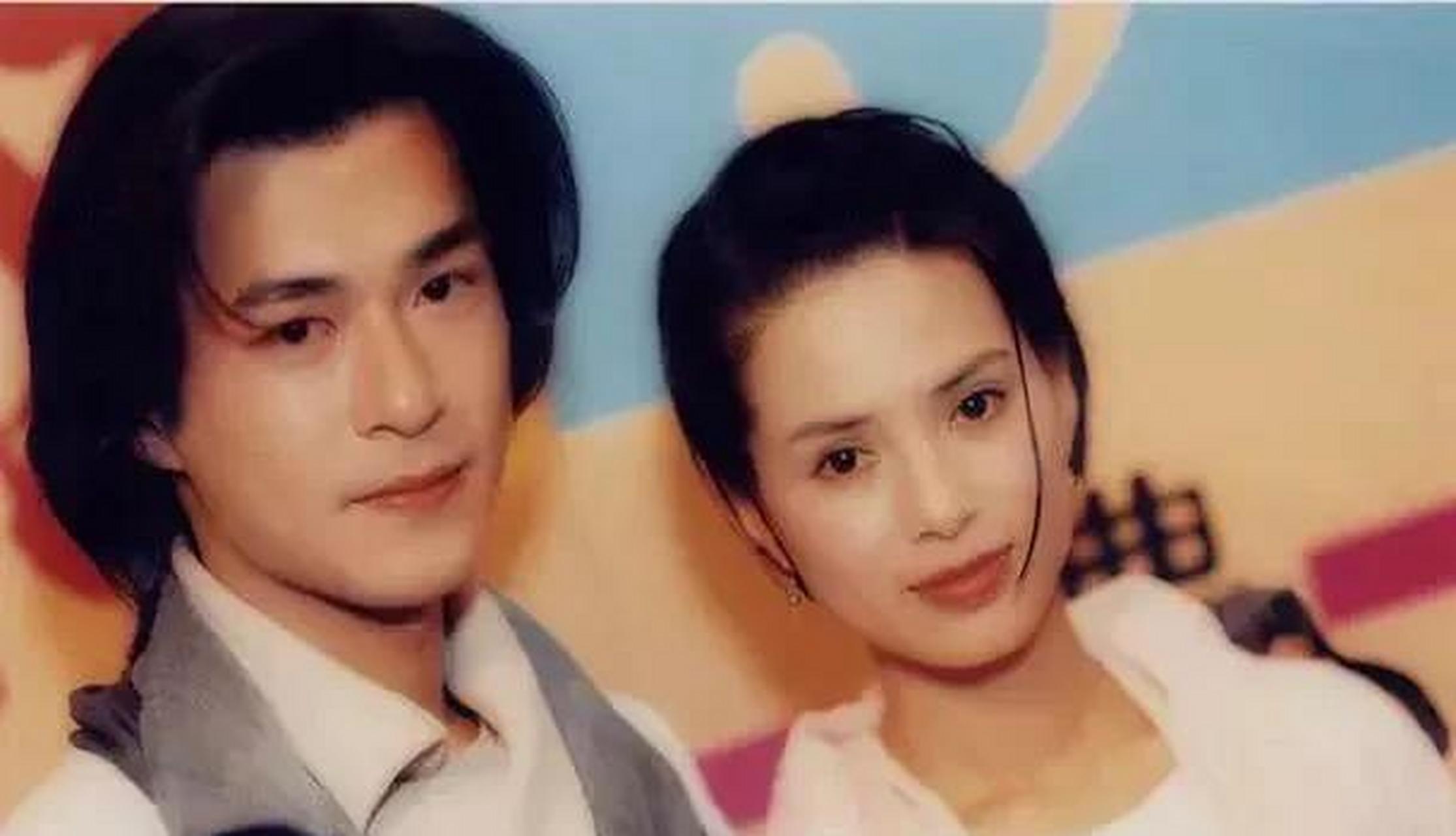 古天乐和李若彤在95版神雕侠侣拍摄期间和庆功宴上的合照,神仙侠侣啊