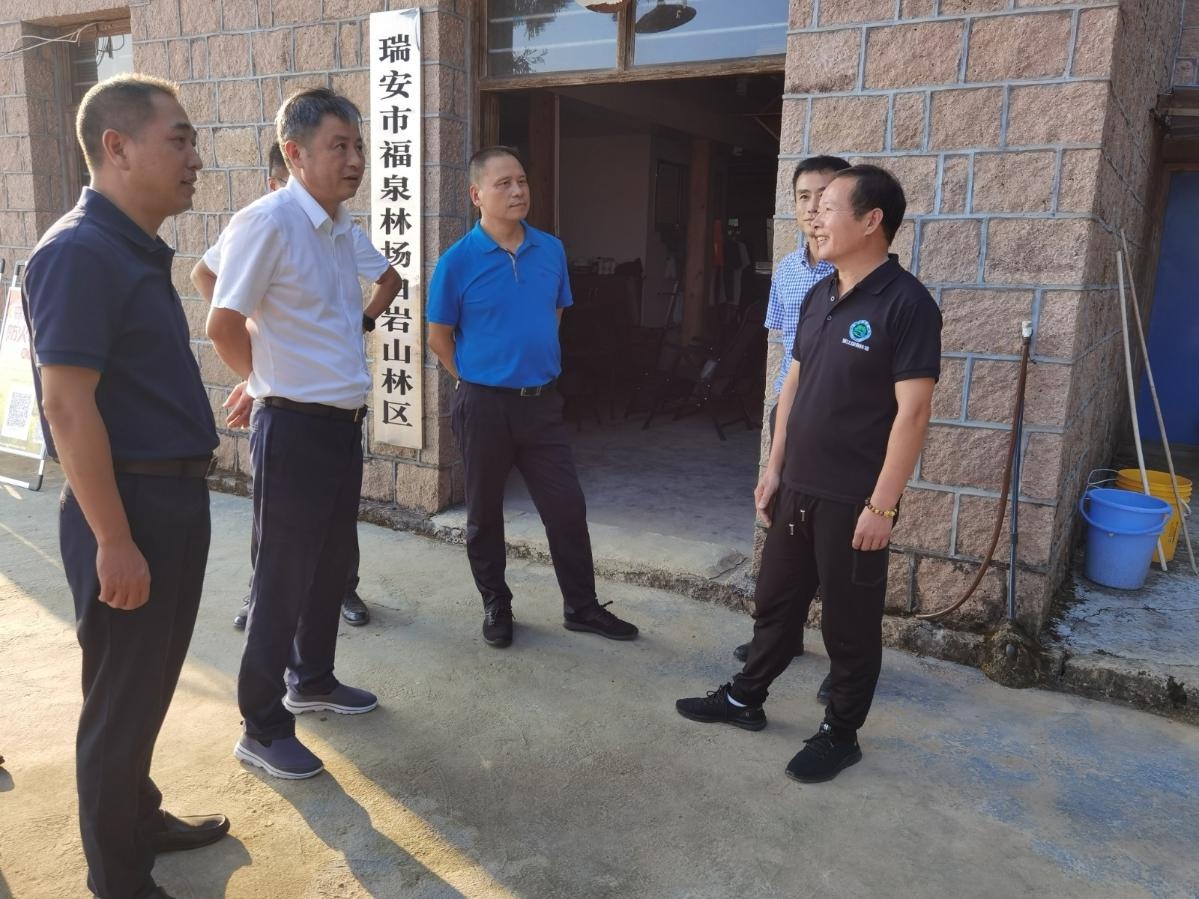 冯金考赴瑞安督查国庆节前安全防范工作