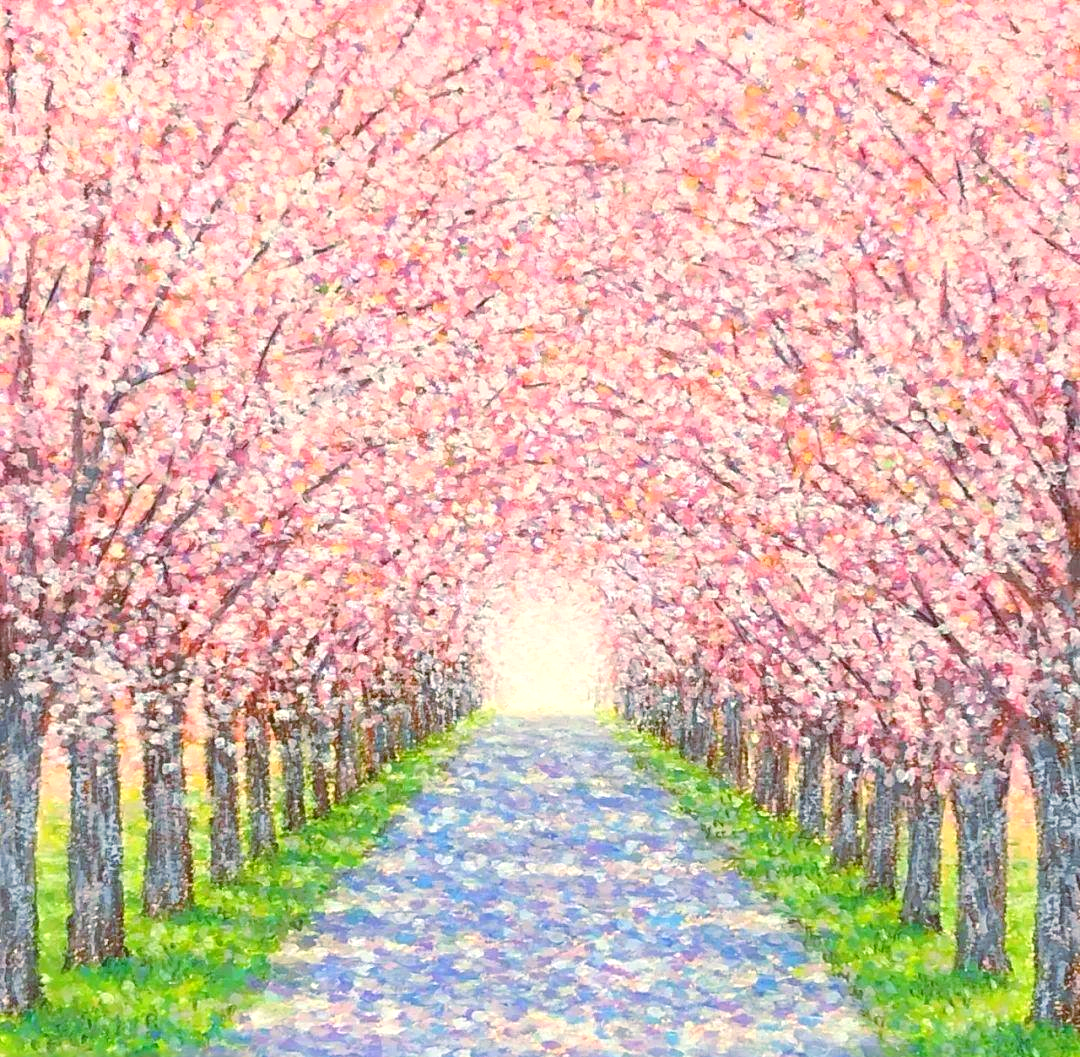 蜡笔绘制的点画艺术,展现多样美感!