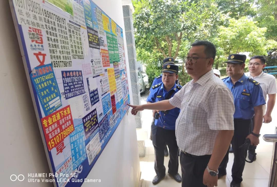 杨智军带队检查指导创建全国文明城市工作