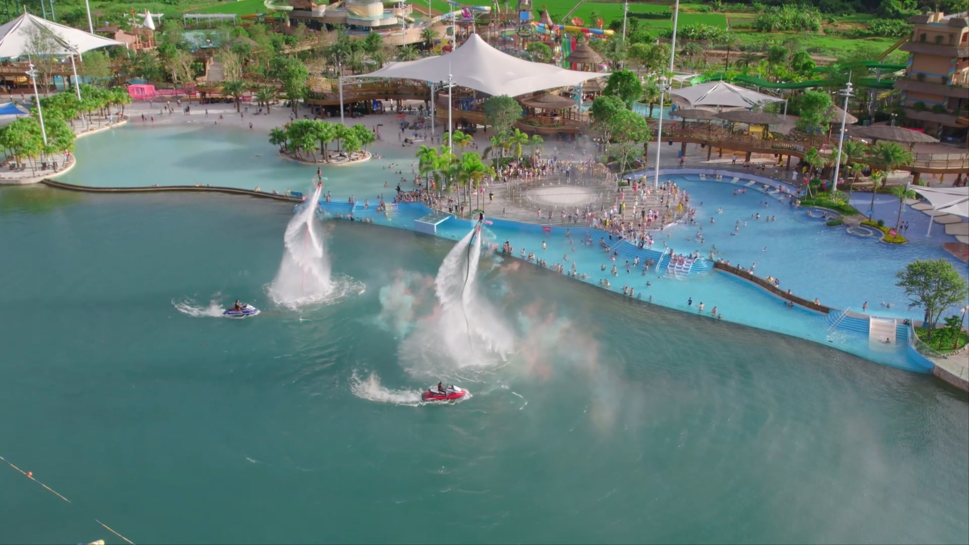 拥有国内最长的水上过山车!广州森林海嬉水乐园月底开园