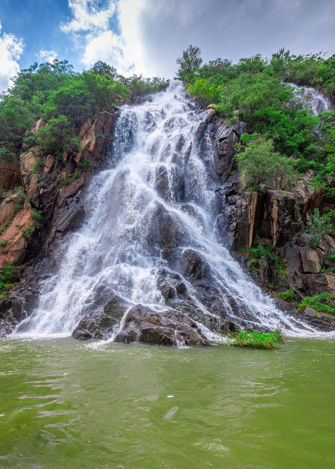 山东好景|黄巢瀑布成了清凉乐园