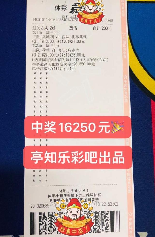 松江竞彩高手太多!这不,又来俩神单,专挑比分过关,七八十倍奖金信手拈