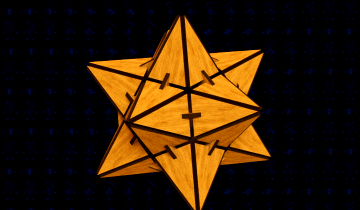 钩针仿制小星形十二面体