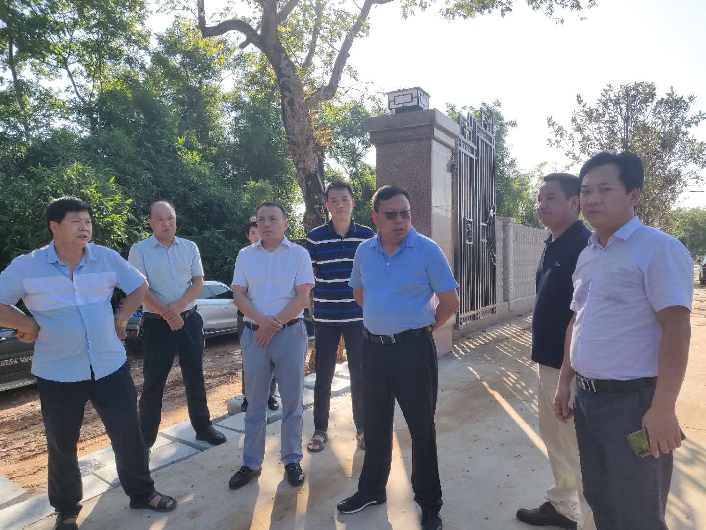 江永:周立夫调研桃川污水处理厂及源口知青部落建设情况