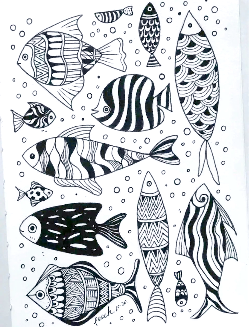 精选线描创意儿童画,张张经典,值得收藏!