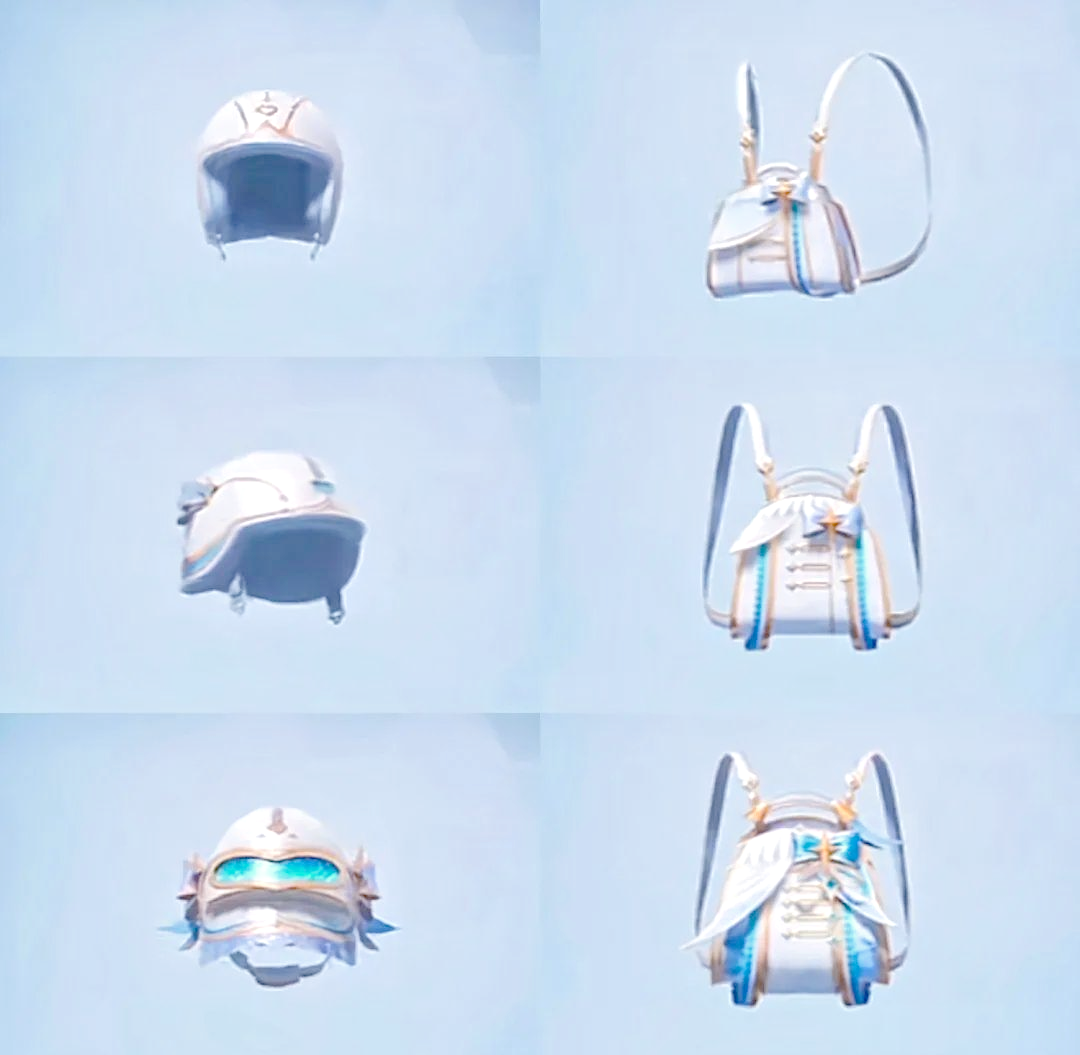 那些看似普通的头盔和背包,尽管光子进行了重新建模,但在《和平精英》