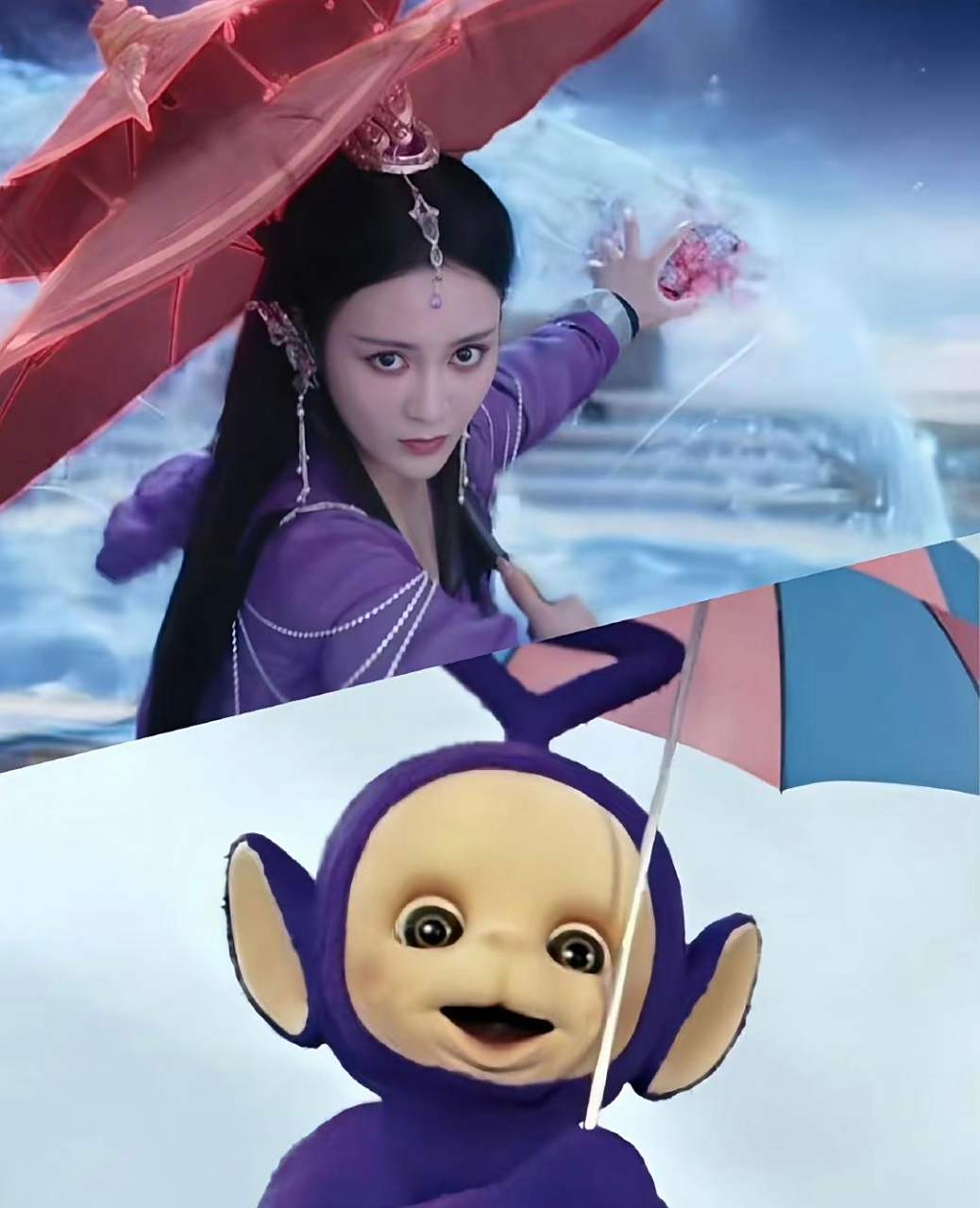 天线宝宝丁丁,是你吗?太像了哈哈哈哈哈.[笑哭]