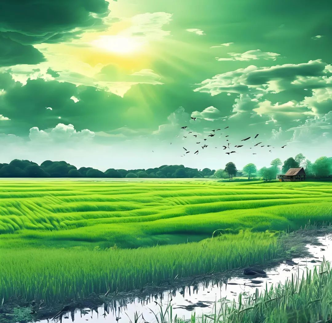 微信头像中的绿色田园风光:一种生活态度的体现与环保意识的觉醒