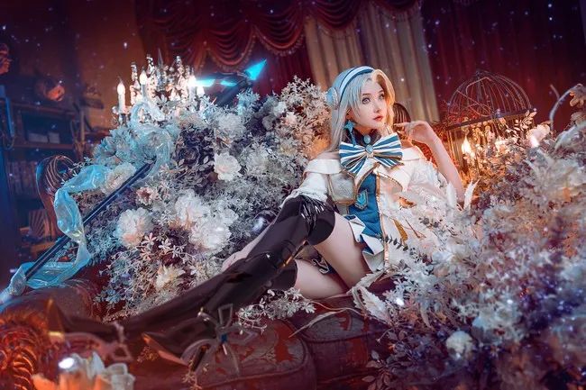 漆皮长靴 海伦梦幻cosplay